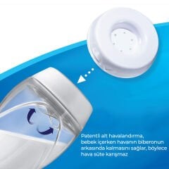 Playtex Baby™ Ventaire® Bebek Biberonu,  Kolik & Reflü Önlemeye Yardımcı, 266 ml, 3+ Ay,Orta Akış,1 Adet